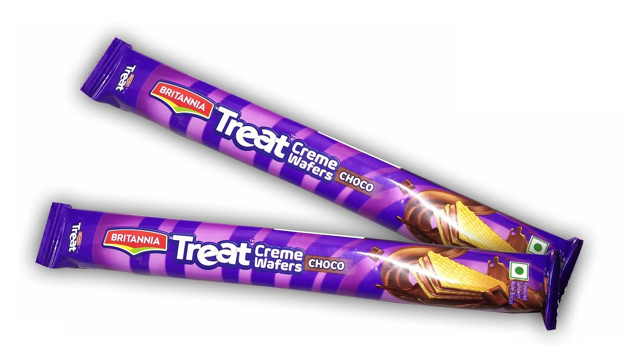 Britannia Treat Crème Wafers Double Choco 10.2g